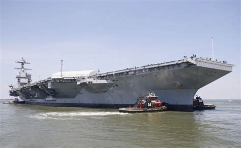 The U.S. Navy's Most Powerful Aircraft Carrier Just Showed Off Some New ...