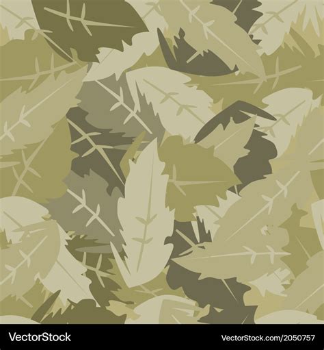 Camouflage leaves Royalty Free Vector Image - VectorStock