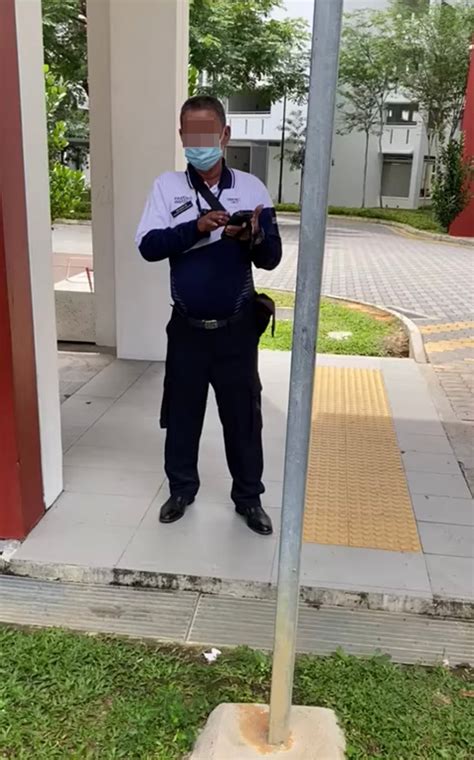 Parking Enforcement Officer Seen Smoking At Woodlands Void Deck, Gets ...