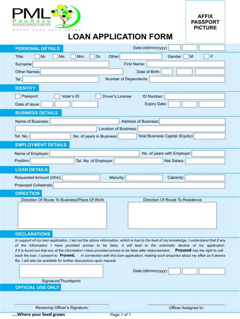 Loan Application Form - Fill Online, Printable, Fillable, Blank | pdfFiller