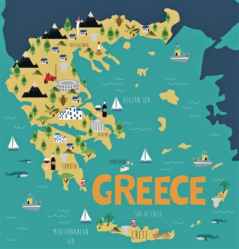 Ancient Greece Map For Kids Printables Printable Maps