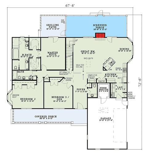 Charming Dormers - 59633ND | Architectural Designs - House Plans