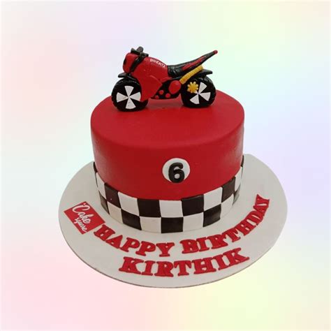 Bike Birthday Theme Cake - Cake Square Chennai | Cake Shop in Chennai