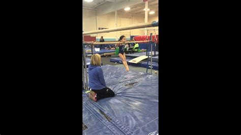 Gymnastics Level 1 Bar routine - YouTube