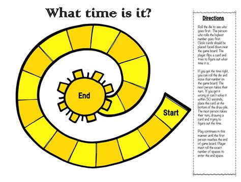 Telling Time Game | Analog Clock Review - Amped Up Learning