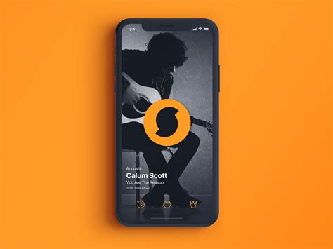 SoundHound Mobile App New UI Concept by Alfons on Dribbble