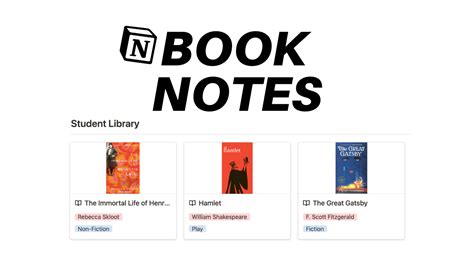 Notion Template For Students: Book Notes — Red Gregory