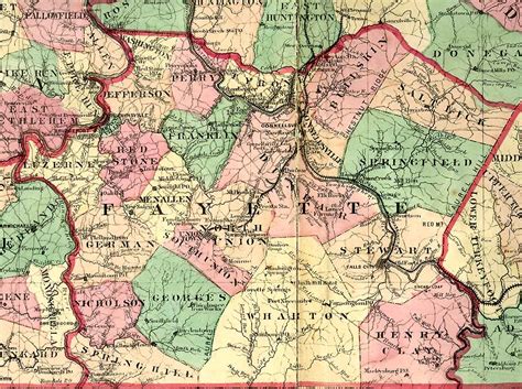 Fayette County, Pennsylvania: Maps and Gazetteers