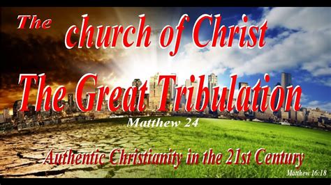 The Great Tribulation - YouTube