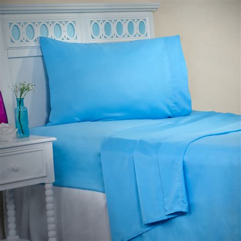 Lavish Home Series 1200 3 Piece Twin XL Sheet Set - Blue