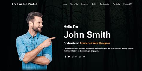 Free Bootstrap Portfolio Templates » CSS Author