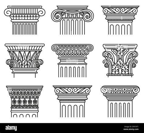 Roman pillar drawing hi-res stock photography and images - Alamy