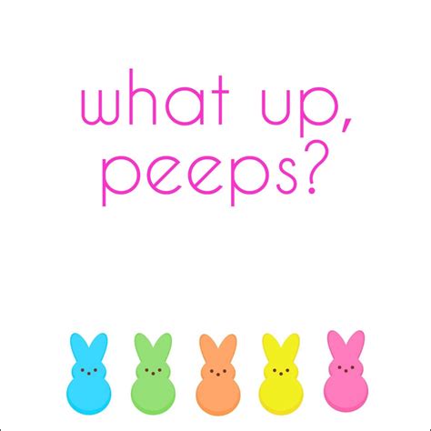 Free Peeps Easter Printable | Endlessly Inspired