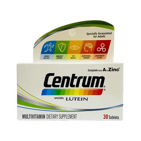 Buy Centrum With Lutein 30S Online at Best prices in Qatar | CarenCure pharmacy