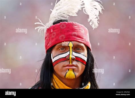 October 27, 2012: Florida State Seminoles mascot on the field before ...