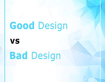 Good Vs Bad Design Projects :: Photos, videos, logos, illustrations and ...