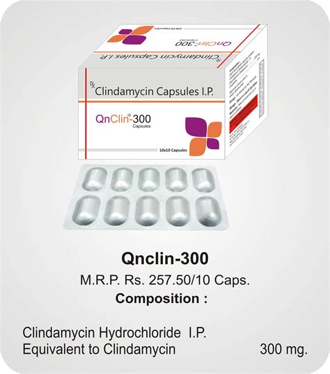 Clindamycin 300mg Capsules Manufacturer