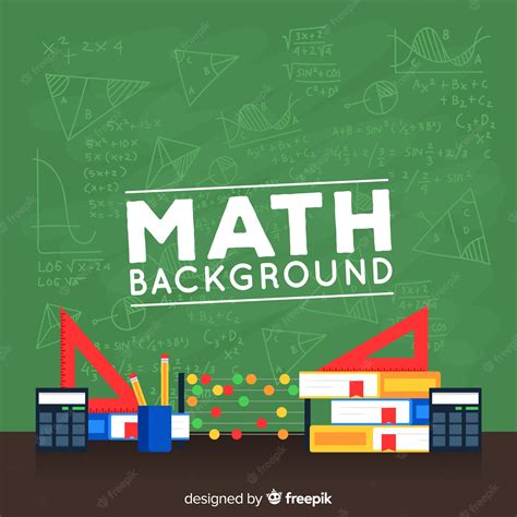 Premium Vector | Math chalkboard background