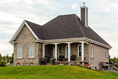 Stone Cottage with Options - 21279DR | Architectural Designs - House Plans