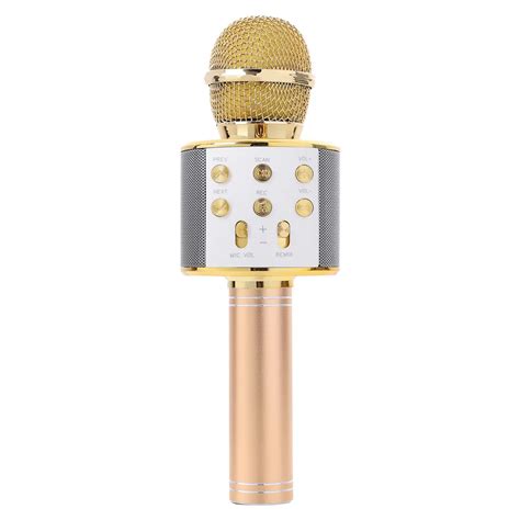 Handheld Bluetooth Wireless Karaoke Microphone Phone Player MIC Speaker Record Music KTV ...