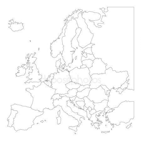 Mapa Europy Do Druku Dla Dzieci