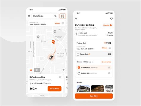 Smart Parking App by Abhinav Agrawal on Dribbble