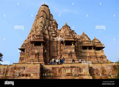 Kandariya Mahadeva Temple Khajuraho Temple Madhya Pradesh UNESCO world Heritage Site India Stock ...