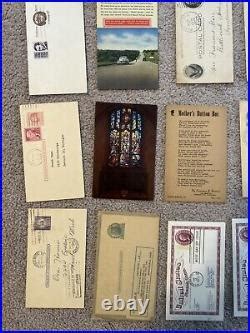 75 Vintage Postcards and Rare Stamps Lot, Deltiology | Stamp Mint Printed