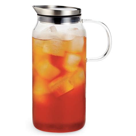 Glass Pitcher with Fitted Lid | The Republic of Tea