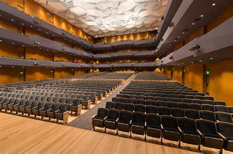 Minnesota Orchestra Hall with model 27.6.XX.8 Allegro fixed audience seating manufactured by ...