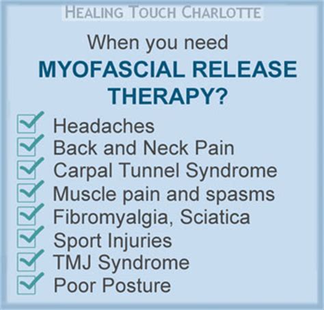 Myofascial Release - Healing Touch Charlotte