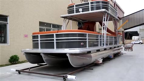 Kinocean 2 Person Floating Deck Fishing Mini Pontoon Boats For Sale ...