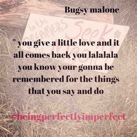 Giving love that comes back Bugsy Malone, Instagram Story, Comebacks ...