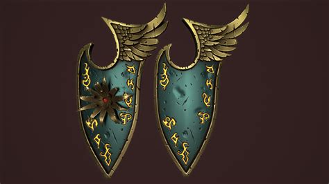 ArtStation - Rune shield | Game Assets