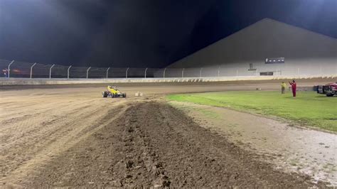 Kokomo Speedway on Twitter: "The crowd goes WILD for the People's Champ as Dave Darland pulls ...