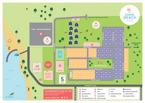 Park Map - Dundee Beach Holiday Park