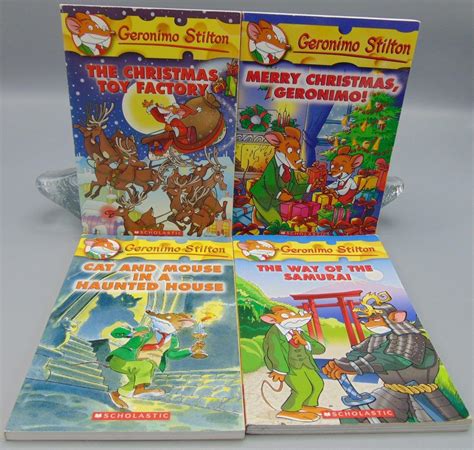 Lot of 4 Geronimo Stilton Softcover Books by Elisabetta Dami - KC's Attic