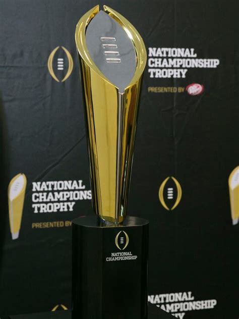 College Football Playoff national championship trophy unveiled