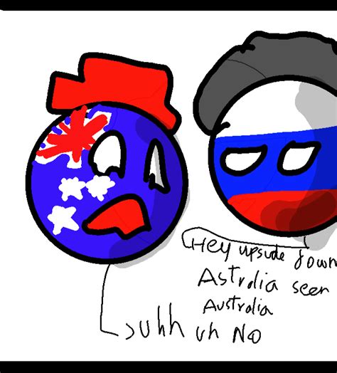 how u see Australia : r/countryballs_comics