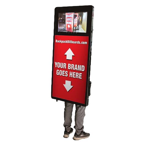 Video Display - Backpack Billboards - Walking Billboard Display