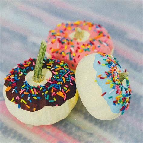 #DIY Sprinkle Doughnut Pumpkins - eightine's photo on Instagram | Halloween pumpkins, Pumpkin ...