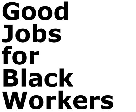 An Animated Look at Where the Good Jobs Have Gone for Black Workers | CEPR Blog | CEPR