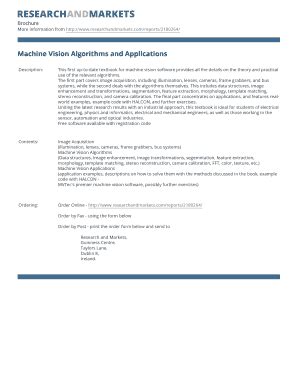 Machine Vision Algorithms And Applications Pdf - Fill Online, Printable, Fillable, Blank | pdfFiller