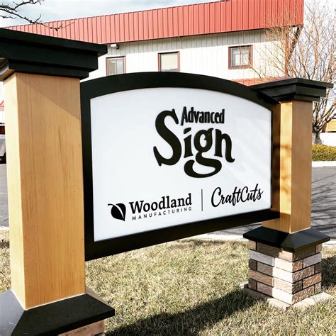 Simple Outdoor Signs - Custom Signs | Woodland Mfg