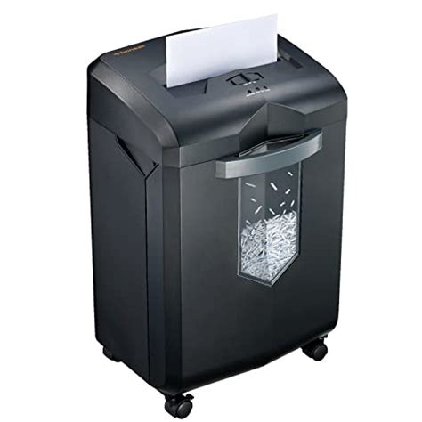 Bonsaii Paper Shredder, 18-Sheet 60-Minutes Paper Shredder for Office Heavy Duty Cross-Cut ...