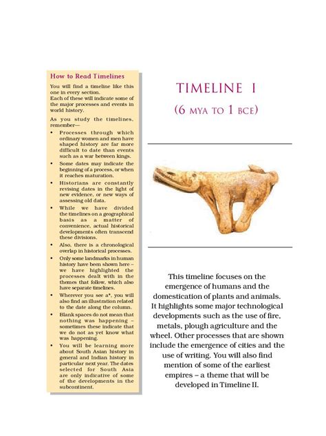 NCERT Book Class 11 History Chapter 1 From the Beginning of Time ...