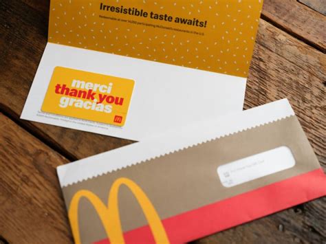 Where To Buy McDonald's Gift Cards | All Nine Stores - TheFoodXP