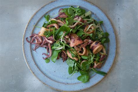 Grilled Squid Salad - Sharon Minkoff