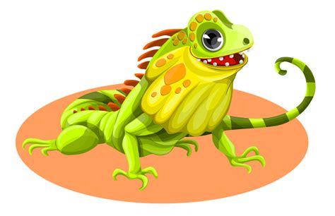 Cartoon Iguana Clipart ~ Iguana Clipart Lizard Reptile Transparent Webstockreview Sticker Gif ...