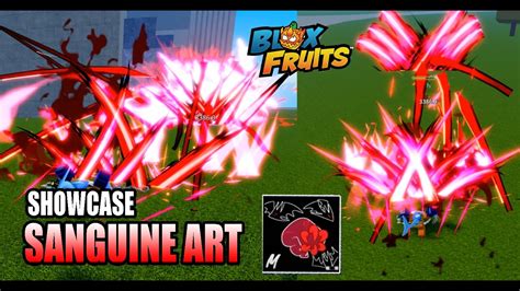 Showcase The New Fighting Style SANGUINE ART!!! | Blox Fruits - YouTube